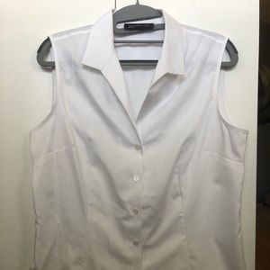Jones New York Signature white blouse